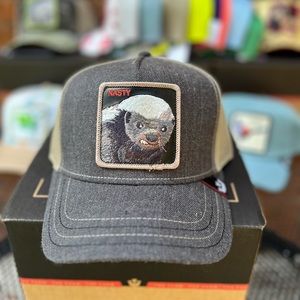 Goorin Bros Trucker hat Nasty Honey Badger